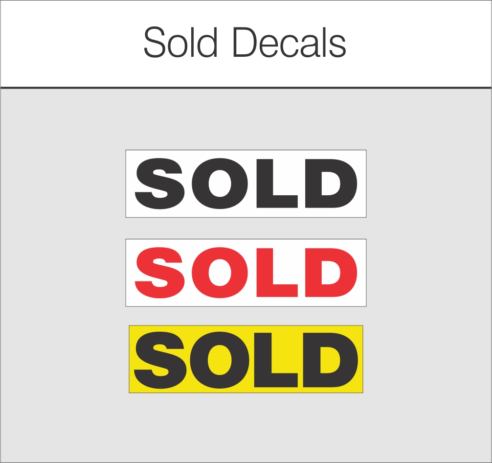 SOLD Decals